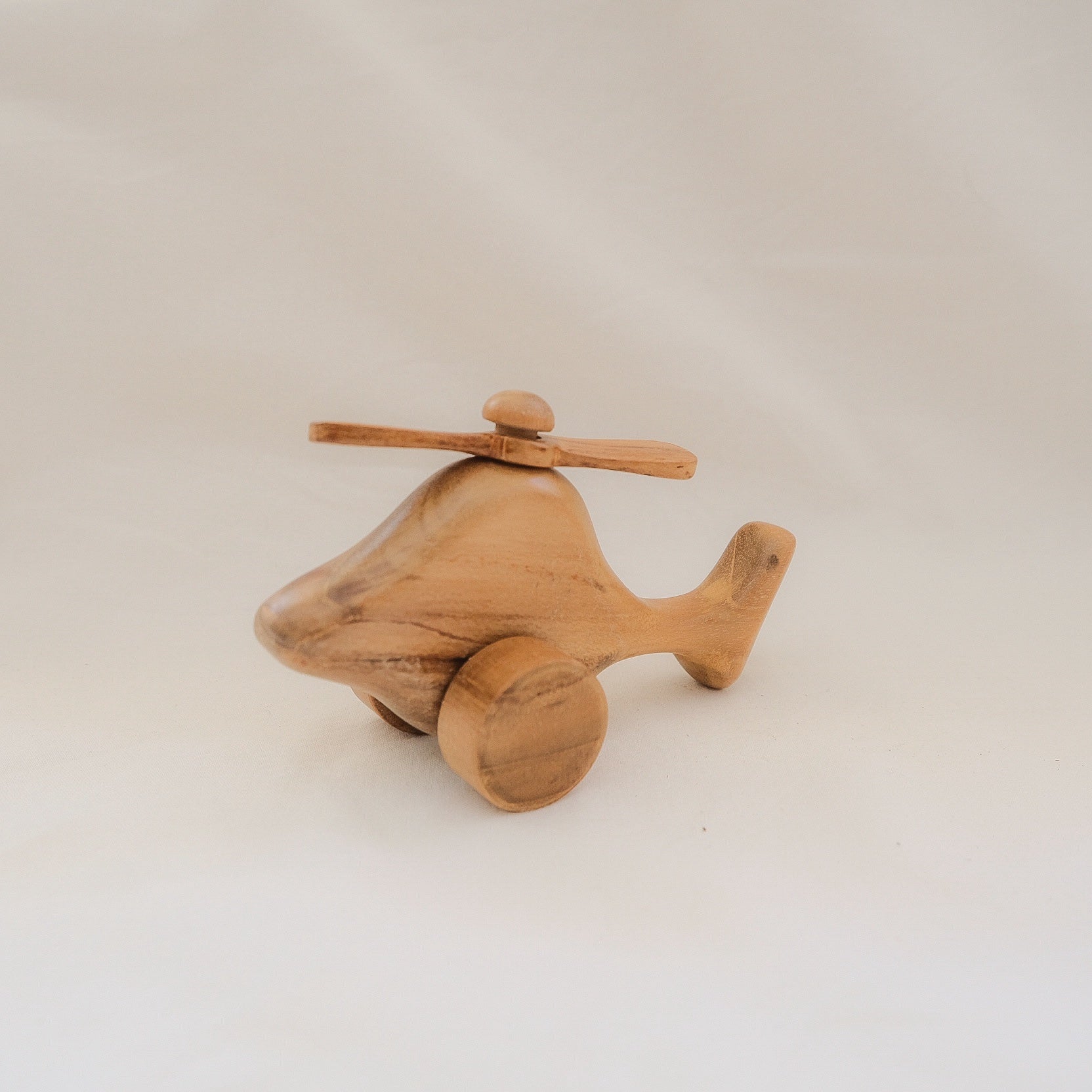 Handmade Wooden Helicopter Toy