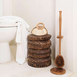 Wooden Dustpan & Brush Set