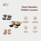 Nami Wooden Pebble Coaster