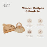 Wooden Dustpan & Brush Set