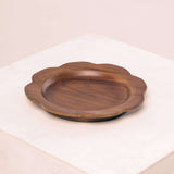 Wooden Scalloped Plate