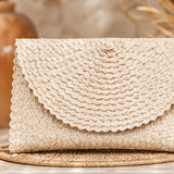 Aya Palm Leaf Clutch
