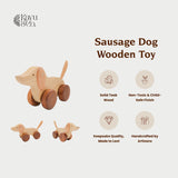 Sausage Dog Wooden Toy